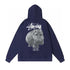 Stussy Hoodie Fall/Winter Fleece Hooded Sweater