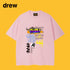 Drew T-shirts Short Sleeve Graffiti Printing