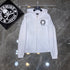 Chrome Heart Hoodie Crowe cotton terry zip-up cardigan hooded sweater