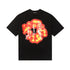 Denim Tears T-shirts Flame Wood Cotton Printed Loose Short Sleeve T-shirt