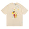 Rhude T-shirt Micro Label Alphabet Art Abstract Short Sleeve T-shirt