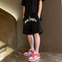 Palm Angle Shorts Palm Angels Letter Printed Casual Shorts Men's and Women's High Street Sports
