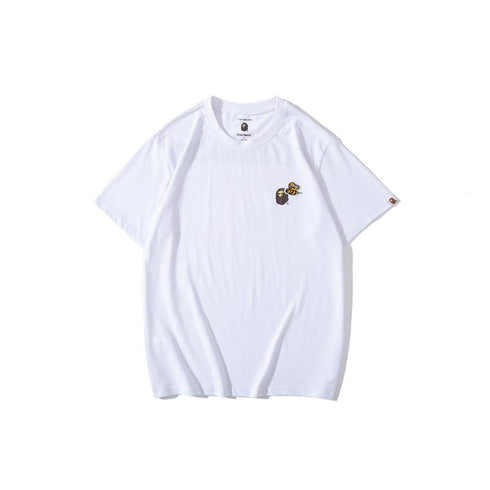 Bathing Ape T-Shirt Summer Short Sleeve Printed Fashion Casual Little Bee Camouflage Letters T-shirt