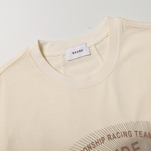 Rhude T-shirt Geometric Print Short Sleeve T-shirt