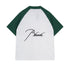 Rhude T-shirt Pocket Letter Embroidery Color Matching Short Sleeve Shirt