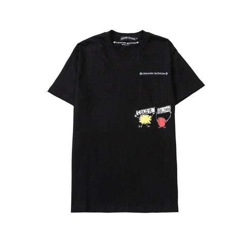 Chrome Heart T Shirts Crowe Summer Short Sleeve Hip Hop Men's and Women's T-Shirts