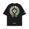 Chrome Heart T Shirts Cross Color Printed Short Sleeve T-Shirt Loose