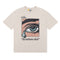 Gallery Dept T Shirts Casual Pink and Bronze Letter Printing