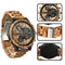 VVS Large Dial Wood Grain Watch | Stylish, Eco-Friendly Timepiece