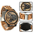 VVS Large Dial Wood Grain Watch | Stylish, Eco-Friendly Timepiece