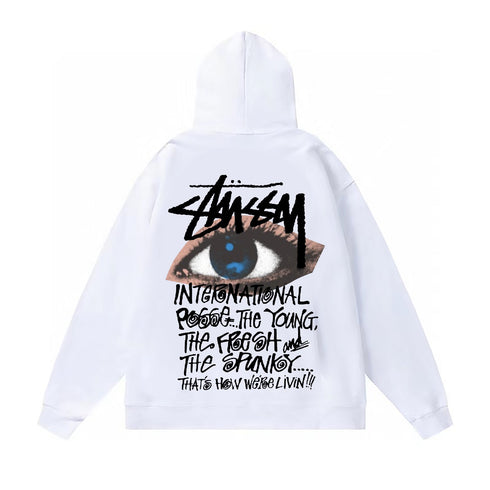 Stussy Hoodie Fleece Hooded Sweater