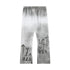Gallery Dept Sweatpants Tie-dye Splash Ink Graffiti Alphabet Print Casual Sweatpants Trousers