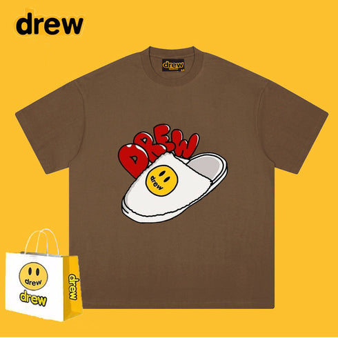 Drew T-shirts Graffiti Fashion Brand Printing T-shirt