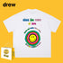 Drew T-shirts T-shirt Smiley Graffiti Printing Short Sleeve
