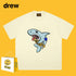 Drew T-shirts T-shirt Cotton Short Sleeve Male Shark