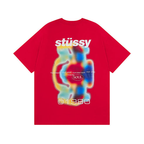 Stussy T-Shirts Casual Loose Couple T-Shirts