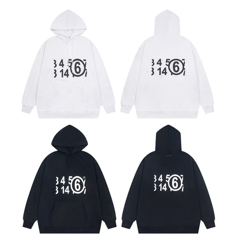 Maison Margiela Hoodie Crew Neck Loose Hooded Sweater