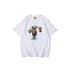 Bathing Ape T-Shirt Summer Casual Loose Large Size Short Sleeve Cartoon Letter Little Monkey T-shirt