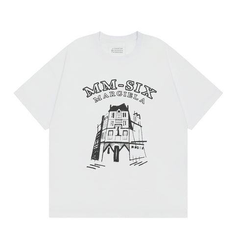 Maison Margiela T-shirt Crew Neck Loose Short Sleeve T-shirt