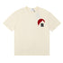 Rhude T-shirt Letter Snow Mountain Sunset Pattern Short Sleeve T-shirt