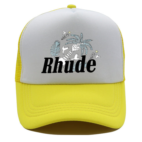 Rhude Hat Fashion Net Cap Hip Hop Baseball Cap