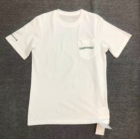 Chrome Heart T Shirts CH Horseshoe Croix Cross Sanskrit Casual Short Sleeve T-Shirt