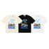 Rhude T-shirt Racing Formula Letter Logo Pattern Short Sleeve T-shirt
