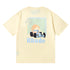 Rhude T-shirt Sunset Coconut Racing Printed Short Sleeve T-shirt