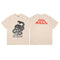 Gallery Dept T-Shirt Letter Pattern Washed Old Short Sleeve T-Shirt