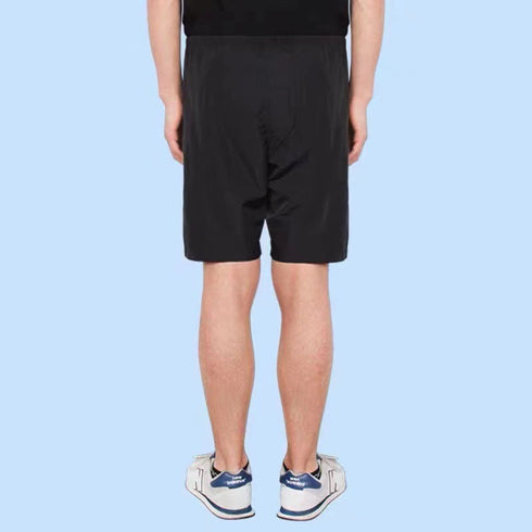 Palm Angels Shorts Angel Letter Print Loose Cropped Pants for Men and Women