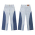 Gallery Dept Jeans Splicing Contrast Color Casual Denim Trousers