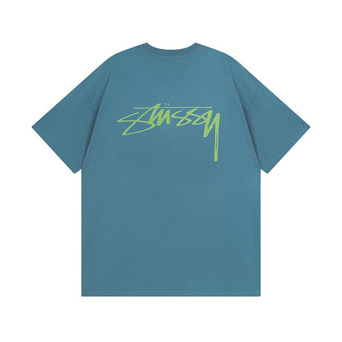 Stussy T-Shirts Casual Loose Couple T-Shirts