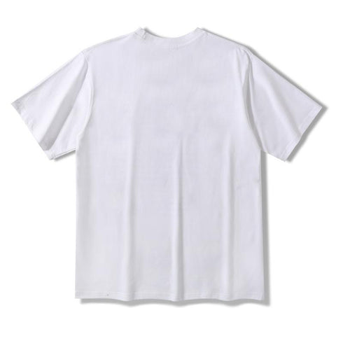 Bathing Ape T-Shirt Summer Camouflage Ape Head Contrast Color Letter Print Short-Sleeve T-shirt