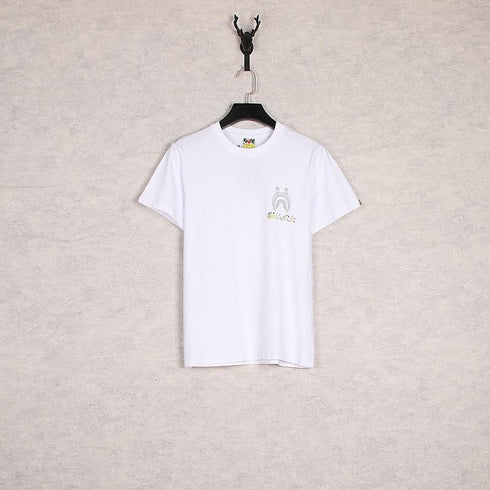 Bathing Ape T-Shirt Summer Cartoon Loose-Fitting Casual Round-Neck Printed Short Sleeve T-shirt