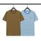 Chrome Heart T Shirts Poison Home Stripe Jacquard Embroidery Short Sleeve Couple T-Shirt
