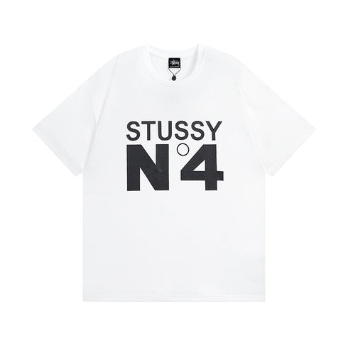 Stussy T-Shirts Casual Loose Couple T-Shirts