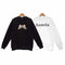 Palm Angle Sweatshirt Palm Angels Embroidered Crew Neck Long-Sleeved Sweater for Men and Women