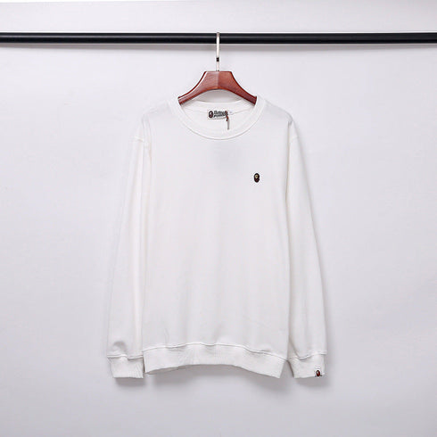 Bathing Ape Fall/Winter Male and Female Couples Wear Crew Neck Pullover Sweatshirt