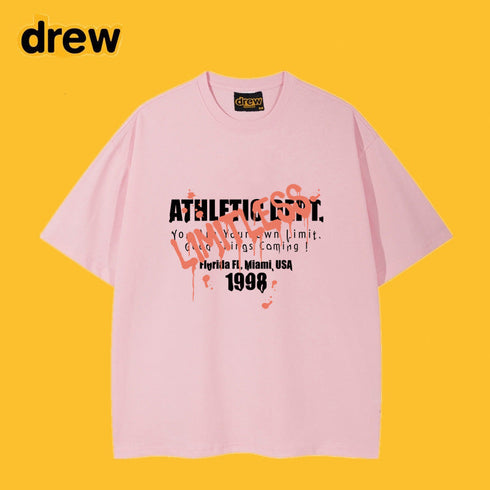 Drew T-shirts Smiley Face Short Sleeve T-shirt