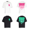 Chrome Heart T Shirts Croix Flame Sanskrit Embroidery Printed T-Shirt Fashion Short Sleeve