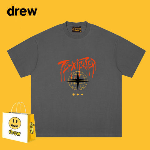Drew T-shirts Short Sleeve Earth Print T-shirt