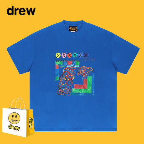 Drew T-shirts Graffiti Printing T-shirt