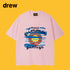 Drew T-shirts Face Graffiti Printing
