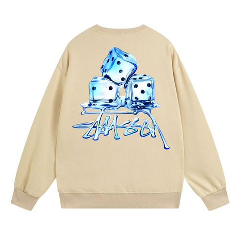 Stussy Sweatshirts Crew Neck Fleece Sweater