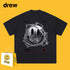 Drew T-shirts Short-Sleeved Clothes Hand-Shaped Brush Smiling Face