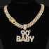90's BABY Pendant Cuban Chain
