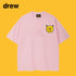 Drew T-shirts Short Sleeve Cola Loose round Neck
