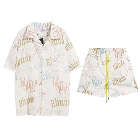 Rhude T-shirt Casual Short Sleeve Shirt