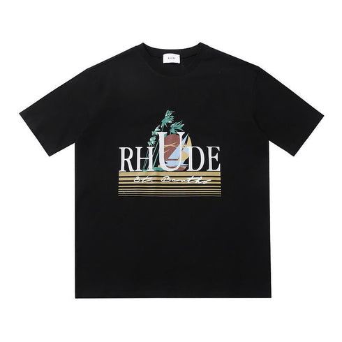 Rhude T-shirt Geometric Print Short Sleeve T-shirt