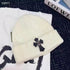Chrome Heart Beanie Ripped Cross Knitted Hat Warm Hat Wool